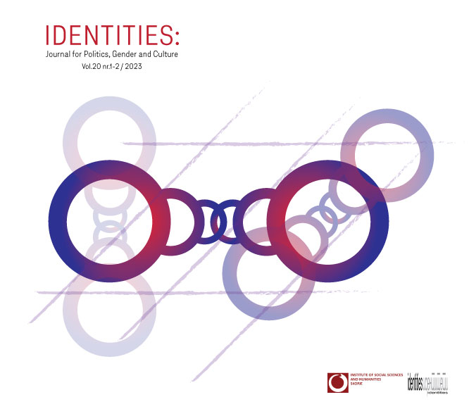 					View Vol. 20 No. 1-2 (2023): Identities: Journal for Politics, Gender and Culture
				